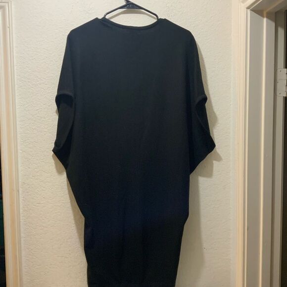 Helmut Lang Black T Shirt Dress size M - Picture 6 of 10